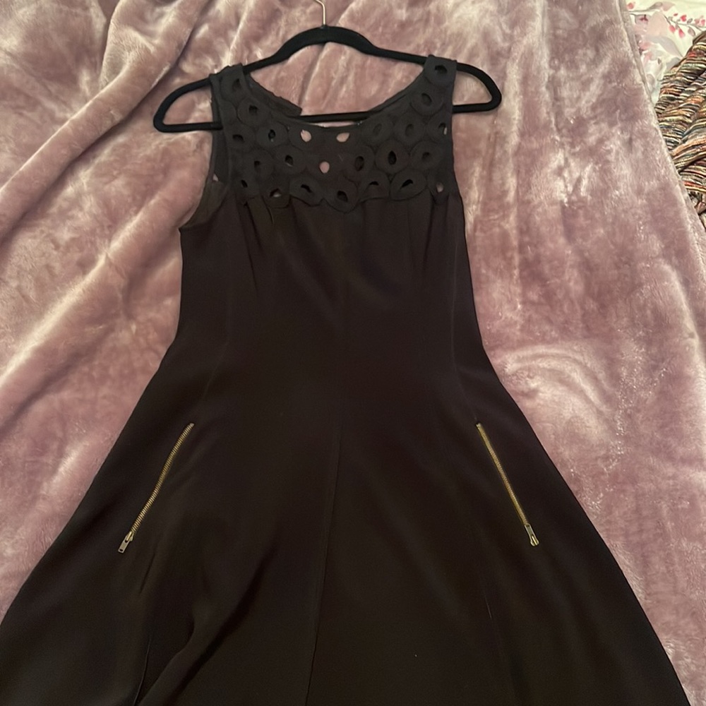 Beautiful Tracy Reese black fit and flare/A line dress
